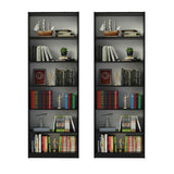 Kit Biblioteca Madesa con 2 Estantes Librero 6908 Negro
