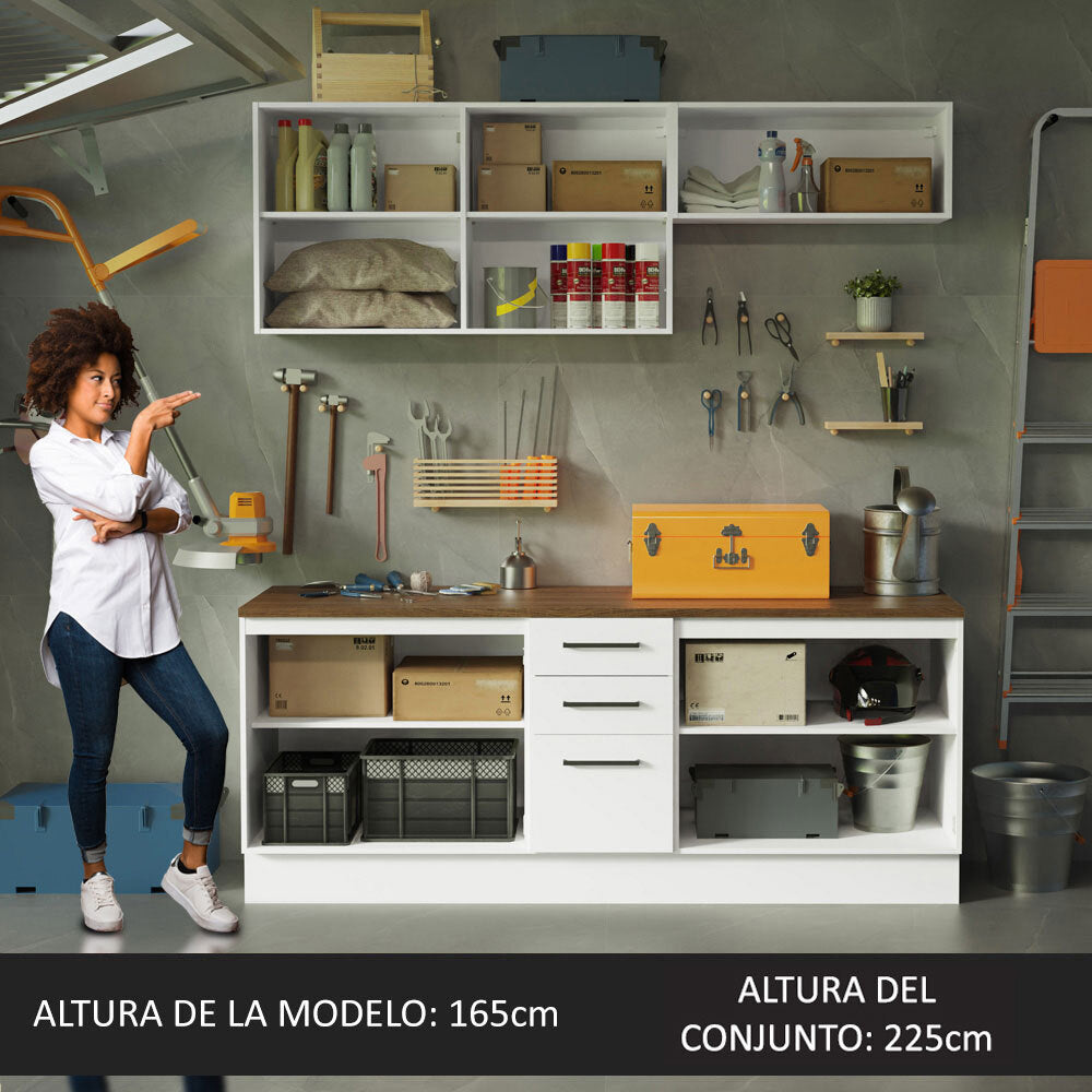 Mueble Modular Integral Almacenamiento Garaje Madesa 200