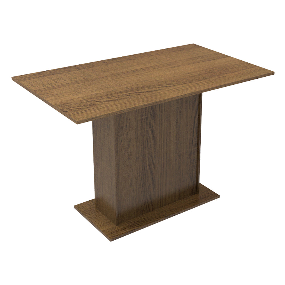 Juego de Comedor Manu con 2 Sillas Marron/Gris