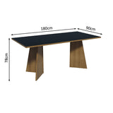 Mesa de Comedor con Mesa y 6 Sillas Madison Madesa MG