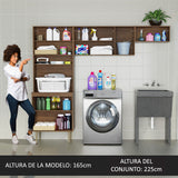 Mueble Kit para Área de Lavado Elegante Gourmet 235cm MM