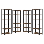 Estante Multiuso para Cocina 236 cm Marrón/Negro Madesa
