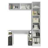 Conjunto Home Office 1 Placard 2 Alacenas Neo 1 Escritorio Blanco Madesa