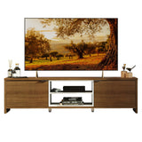 Rack para TV para TV hasta 75 Pulgadas 180 cm 2 Puertas Marrón/Blanco Metz Madesa