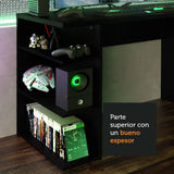 Escritorio Gamer 9409 Madesa Negro