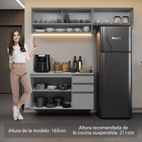 Cocina compacta Flotante 200cm Gris Nice Madesa XA12