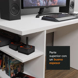 Mesa Gamer Escritorio 9409 Madesa Blanco