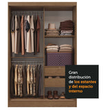 Placard Soltero Luke 2 Puertas Corredizas