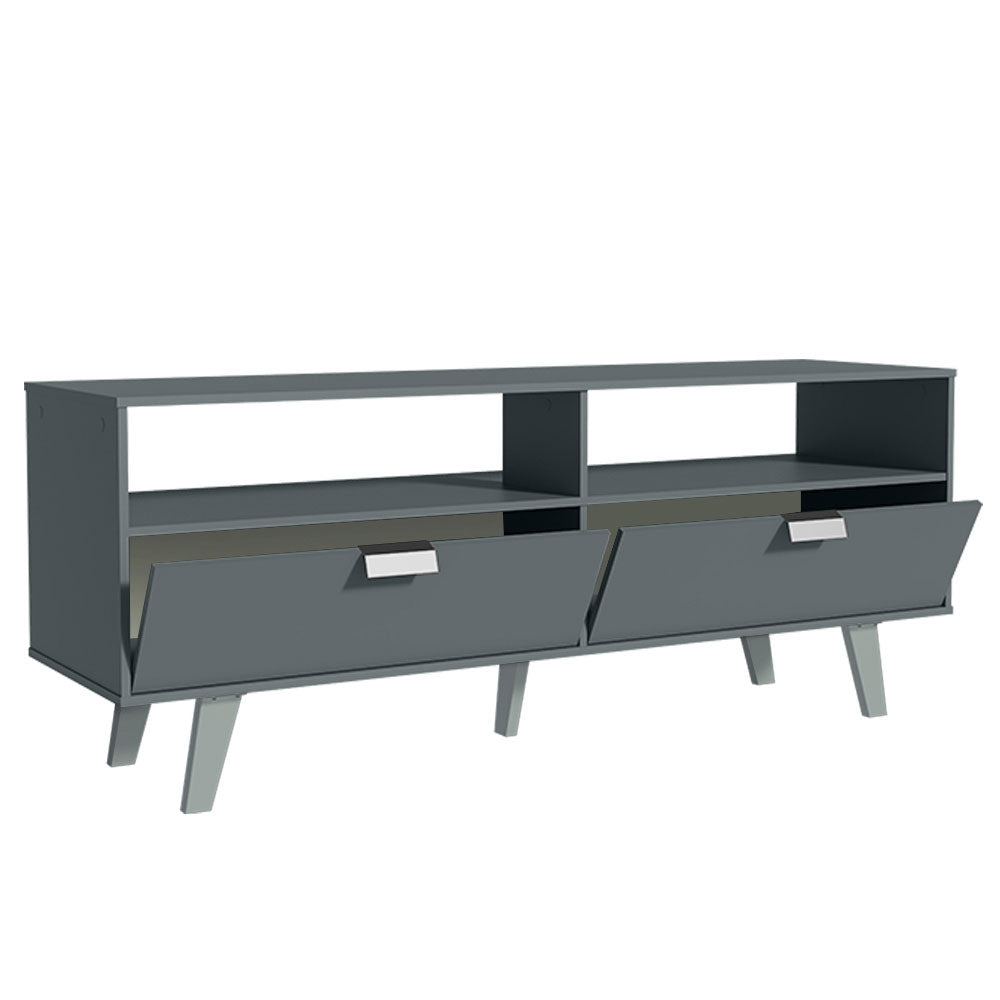 Rack para TV hasta 55 pulgadas 2 Puertas Oslo Gris