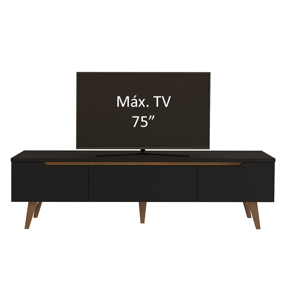 Rack para TV Reims Hasta 75 Pulgadas Negro