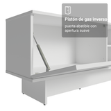 Rack para TV hasta 80 Pulgadas 218 cm 2 Puertas Blanco Vik Madesa