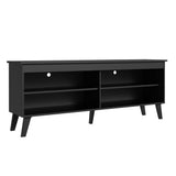 Rack para TV hasta 65 Pulgadas con Patas Negro Turim Madesa