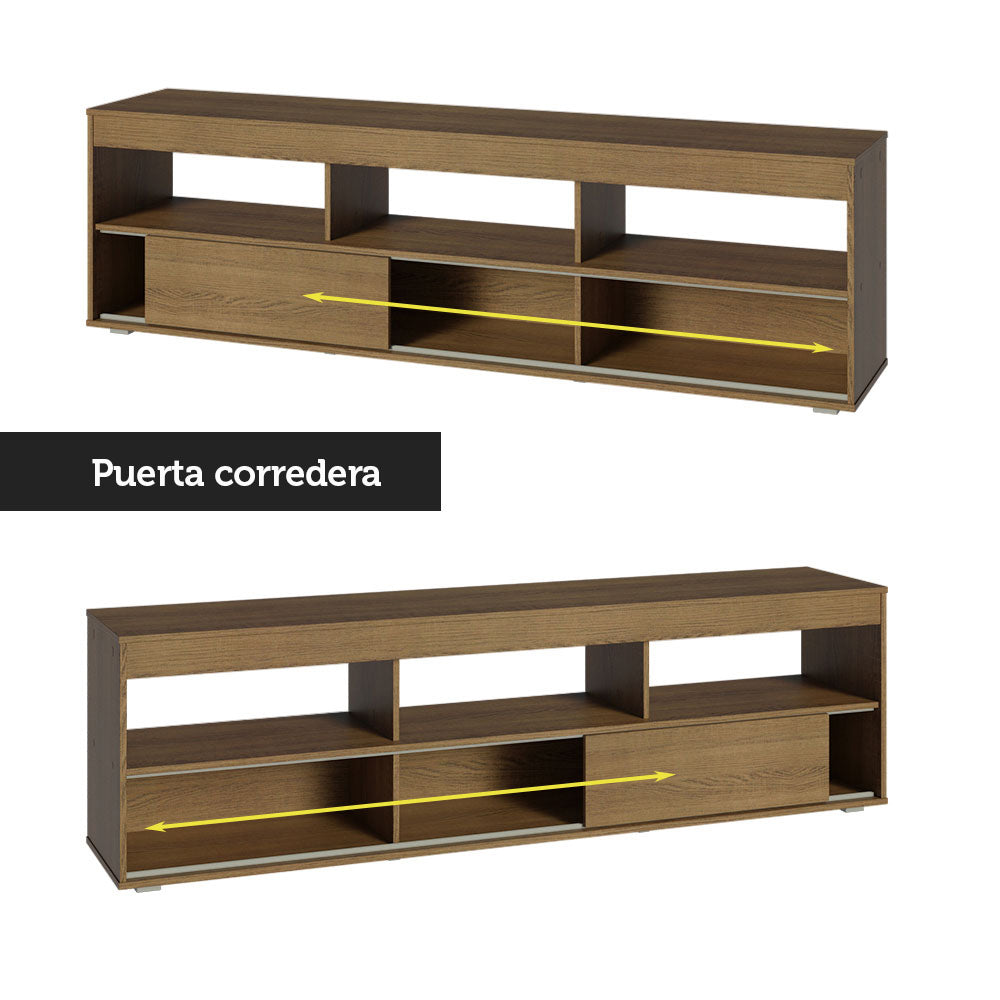 Rack para TV y Panel Hasta 65 Marrón Orlando