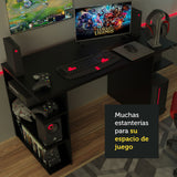 Escritorio Gamer para Computadora Negro