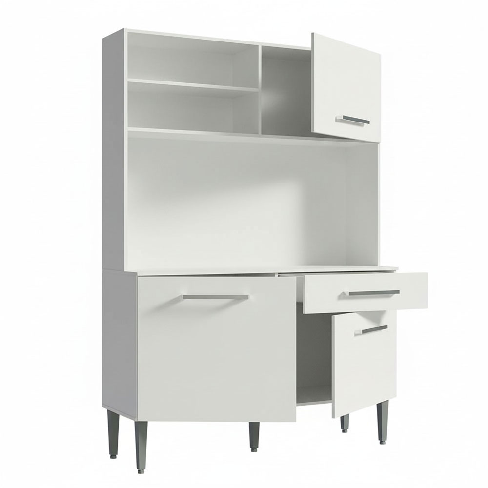 Cocina Compacta 120cm Blanco Life