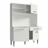 Cocina Compacta 120cm Blanco Life