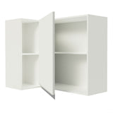 Alacena Cocina Esquinera 100% MDF con Porta Botellas Blanco Smart Madesa