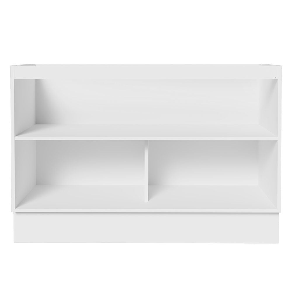 Bajo Mesada Cocina 120 x 60 cm 2 Puertas (Sin Mesada) Blanco Glamy Madesa