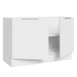 Bajo Mesada Cocina 120 x 60 cm 2 Puertas (Sin Mesada) Blanco Stella Madesa
