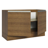 Bajo Mesada Cocina 120 x 60 cm 2 Puertas (Sin Mesada) Marrón Glamy Madesa