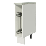 Bajo Mesada Especiero 20 x 60 cm (Con Mesada) para Cocinas Blanco Madesa
