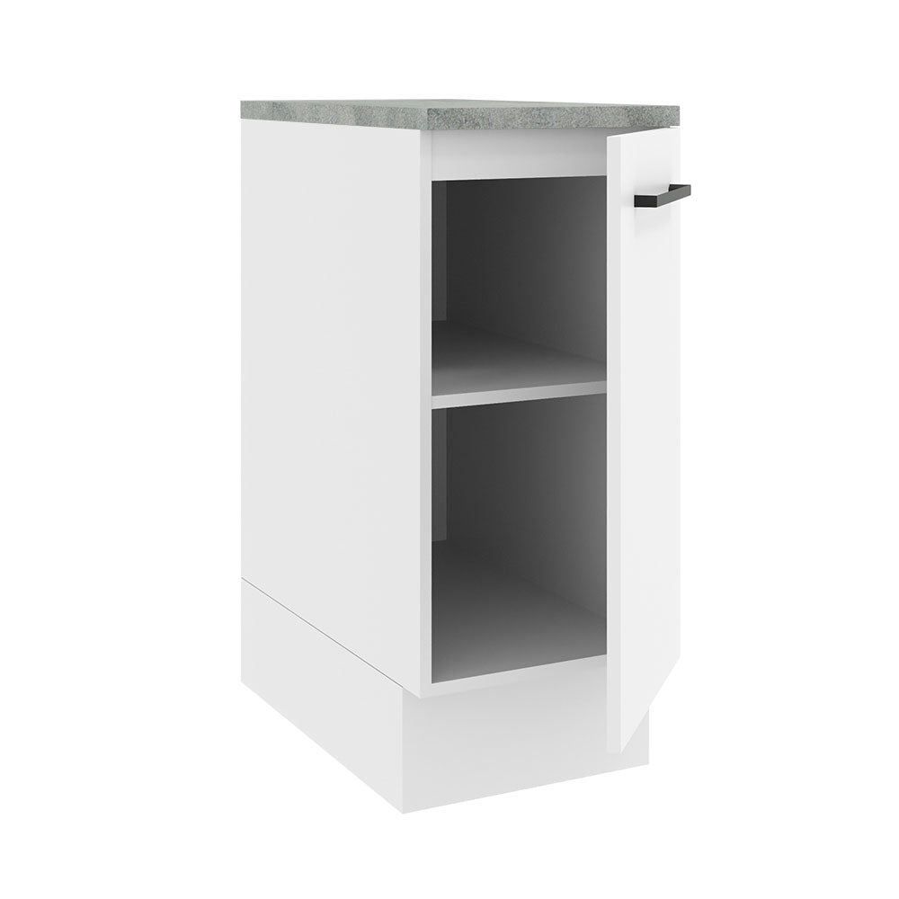 Bajo Mesada Cocina 35 x 60 cm 1 Puerta (Con Mesada) Blanco Agata Madesa