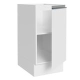 Bajo Mesada Cocina 35 x 60 cm 1 Puerta (Sin Mesada) Blanco Glamy Madesa