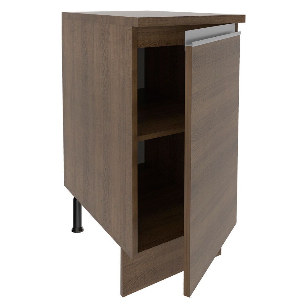 Bajo Mesada Madesa Glamy 35 x 60 cm 1 Puerta (Con Mesada) Marrón