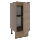 Bajo Mesada Cocina 35 x 60 cm 1 Puerta (Con Mesada) Marrón Stella Madesa