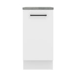 Bajo Mesada 40 cm x 60 cm, 1 Puerta Agata Blanco