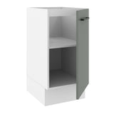 Bajo Mesada 40 cm x 60 cm, 1 Puerta Agata Blanco/Gris