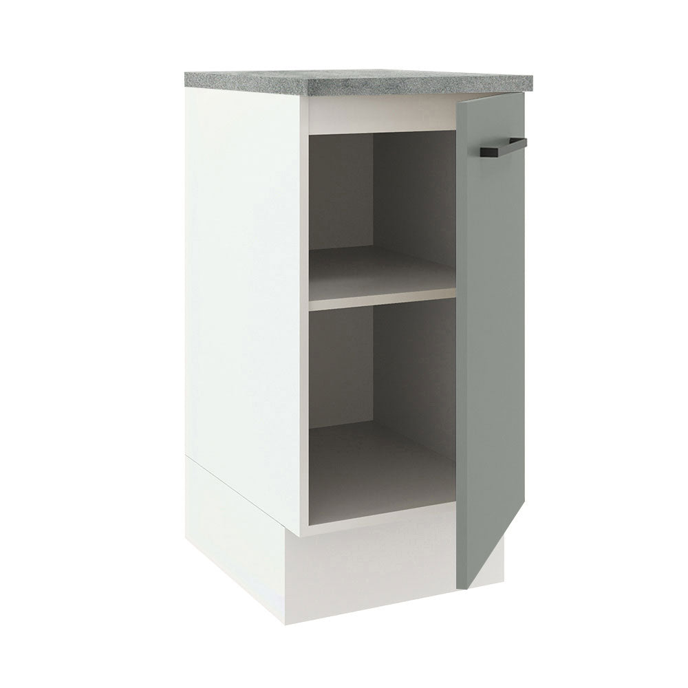 Bajo Mesada 40 cm x 60 cm, 1 Puerta Agata Blanco/Gris