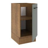 Bajo Mesada 40 cm x 60 cm, 1 Puerta Agata Marrón/Gris