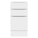 Bajo Mesada Cocina 40 x 60 cm 3 Cajones (Sin Mesada) Blanco Stella Madesa