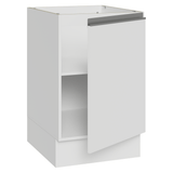 Bajo Mesada 50x60cm 1 Puerta (Sin Mesada) Blanco Glamy