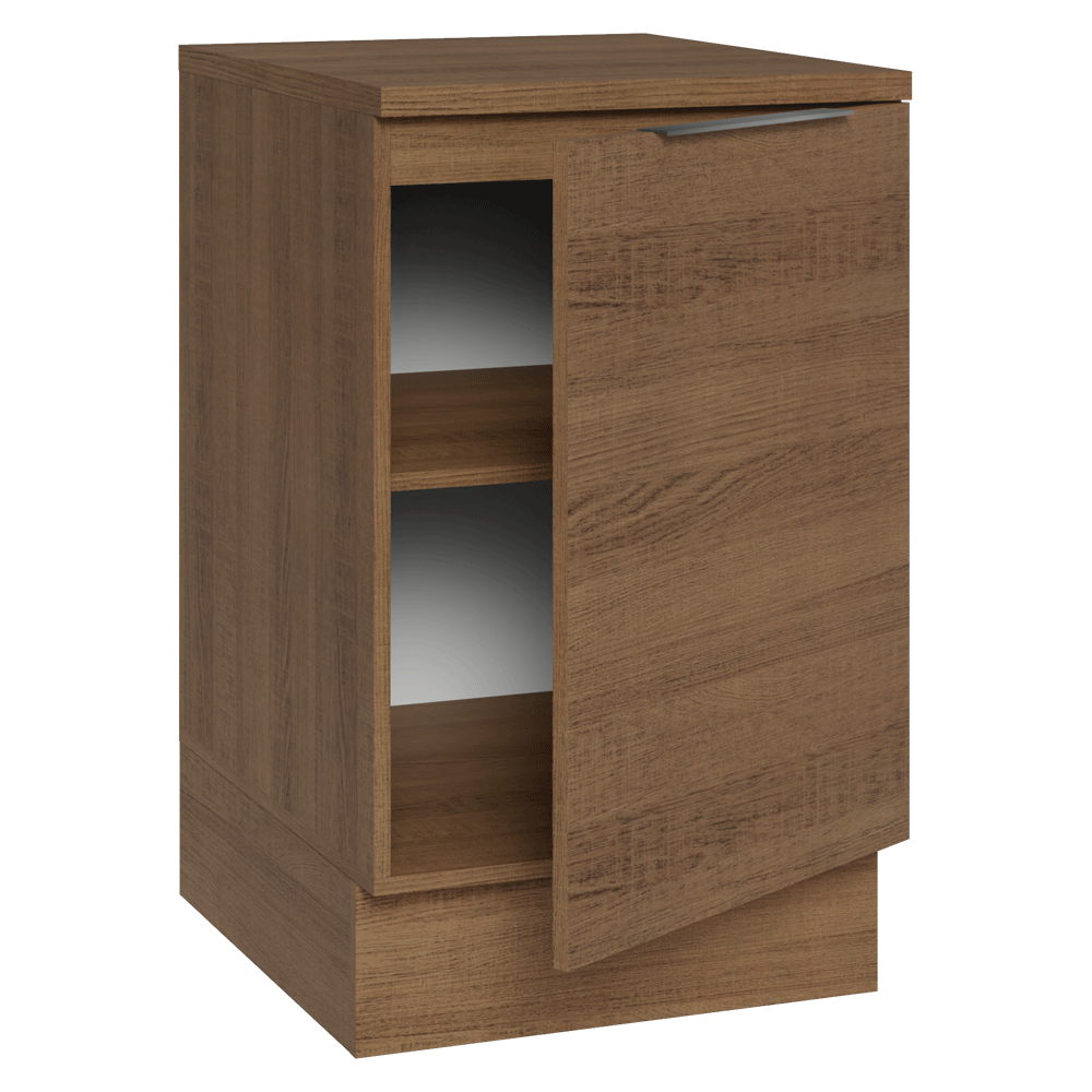 Bajo Mesada 50 x 60cm 1 Puerta (con mesada) Marrón Stella