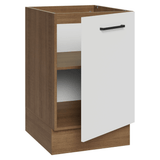 Bajo Mesada 50 x 60cm 1 Puerta (Sin Mesada) Ágata Marrón/Blanco