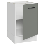 Bajo Mesada 50 x 60cm 1 Puerta (Sin Mesada) Ágata Blanco/Gris