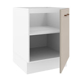 Bajo Mesada Cocina 60 x 60 cm 1 Puerta (Sin Mesada) Blanco/Crema Agata Madesa