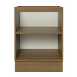 Bajo Mesada Cocina 60 x 60 cm 1 Puerta (Sin Mesada) Marrón/Blanco Stella Madesa