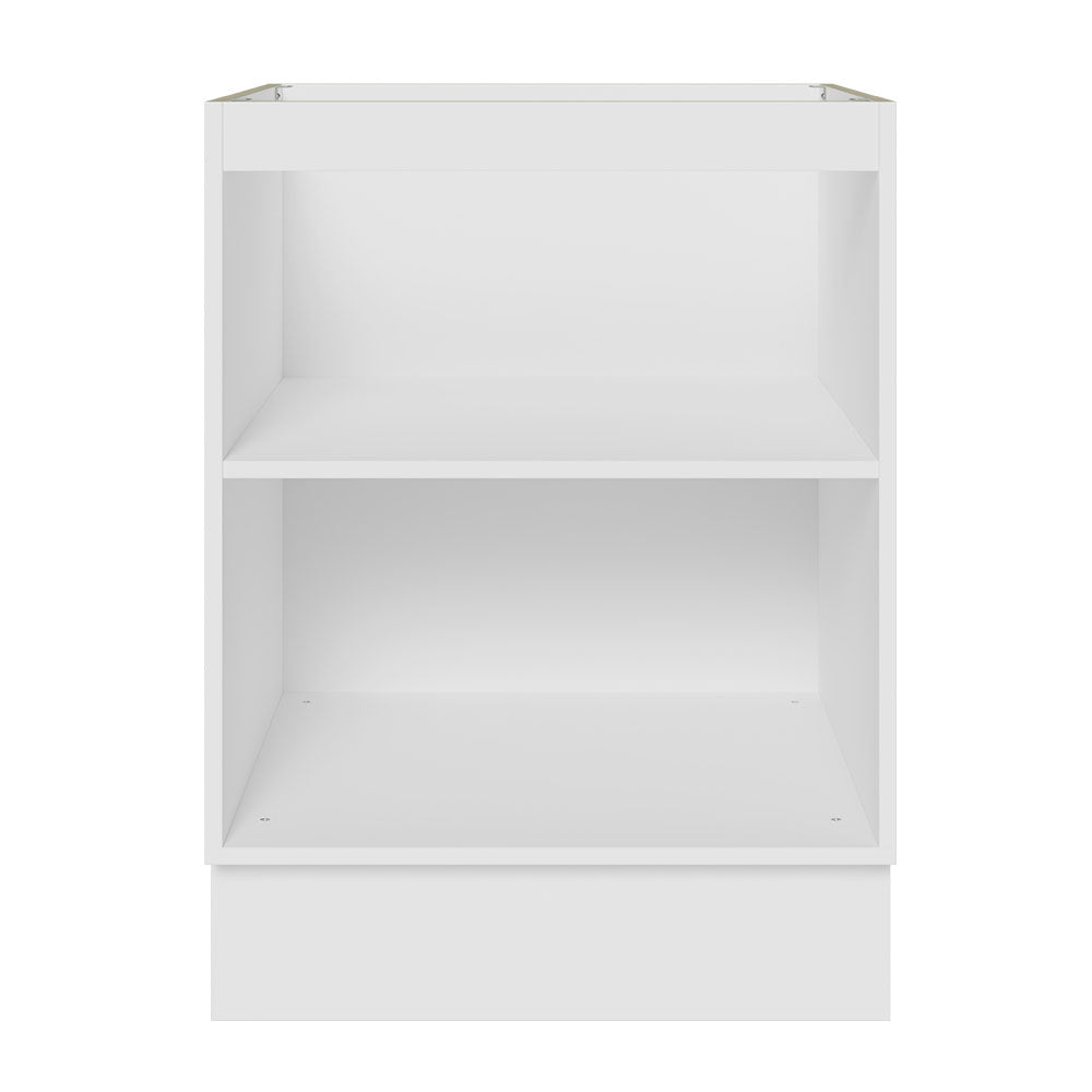 Bajo Mesada Cocina 60 x 60 cm 1 Puerta (Sin Mesada) Blanco/Negro Glamy Madesa