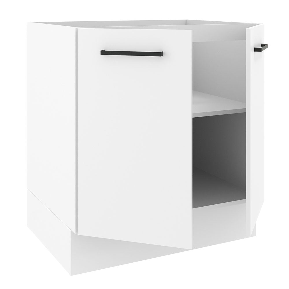 Bajo Mesada Cocina 70 x 60 cm 2 Puertas (Sin Mesada) Blanco Agata Madesa