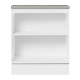 Bajo Mesada Cocina 70 x 60 cm 2 Puertas (Con Mesada) Blanco Agata Madesa
