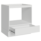 Bajo Mesada para Horno/Microondas 70 x 60 cm 1 Cajón (Sin Mesada) Blanco Línea Estándar Madesa
