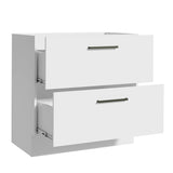 Bajo Mesada Cocina 80 x 60 cm 2 Cajones (Sin Mesada) Blanco Agata Madesa