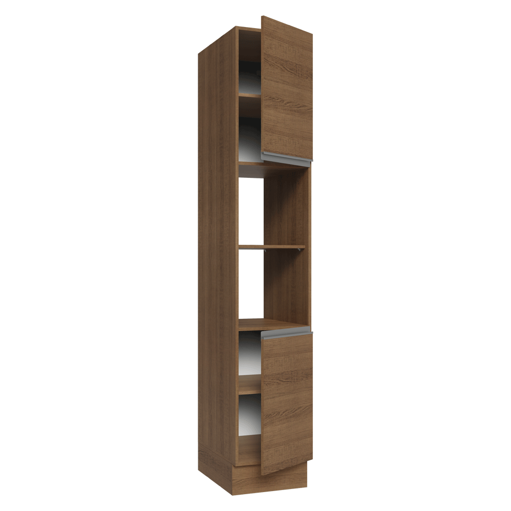 Despensero 40x60 cm 2 Puertas e 2 Nichos Marrón Glamy Madesa