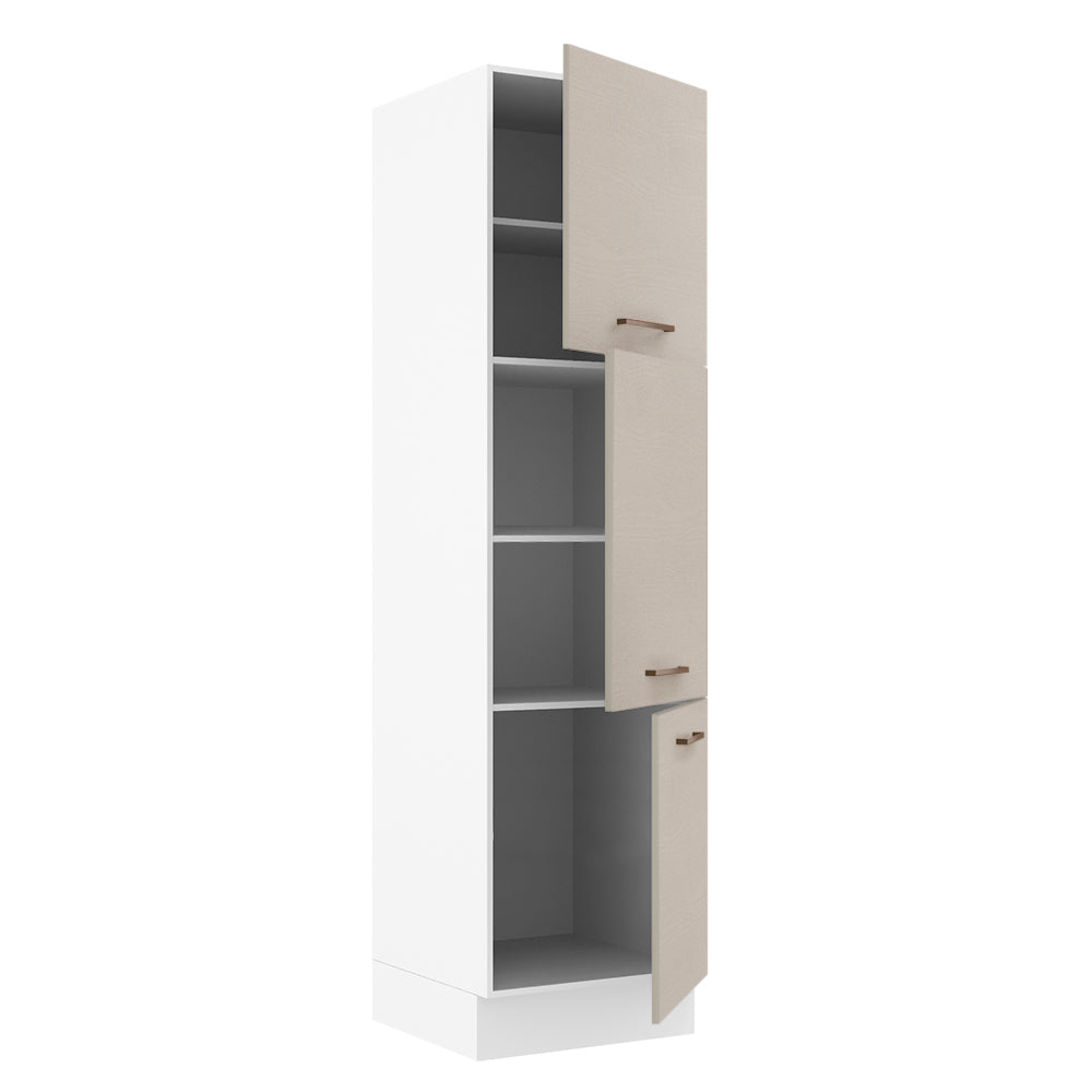 Despensero 60 x 60 cm 3 Puertas Blanco/Crema Agata Madesa