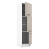 Despensero 60 x 60 cm 3 Puertas Blanco/Crema Agata Madesa