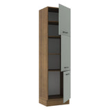 Despensero 60 x 60 cm 3 Puertas Marrón/Gris Agata Madesa