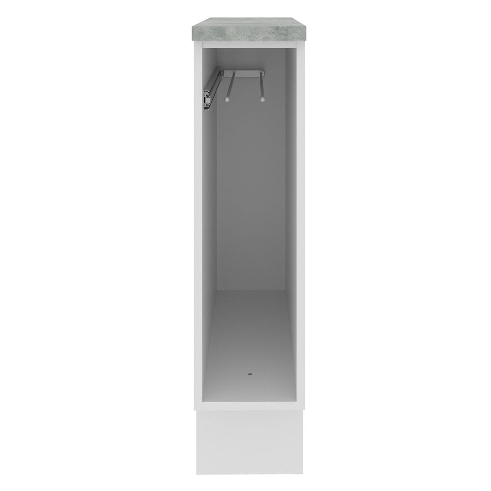 Porta repasador 20 cm Con Tapa Glamy y Agata Blanco